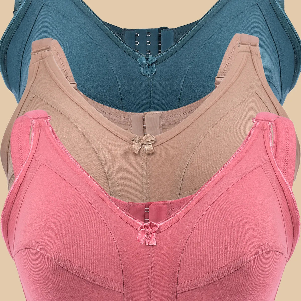 Premium Lift and Shape Non Padded Bra Buy 1 Get 2 Free ( No Wire )